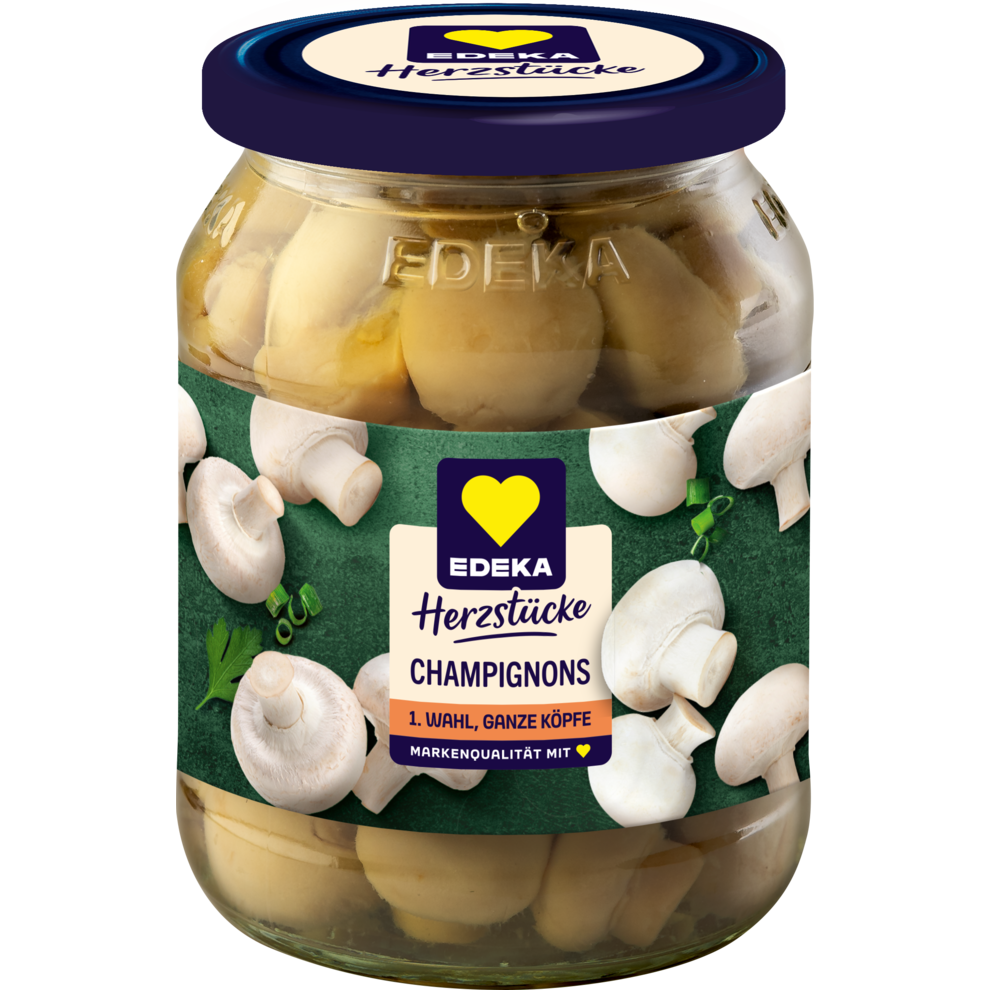 EDEKA Herzstücke - Champignons 1.Wahl ganze Köpfe - 330G
