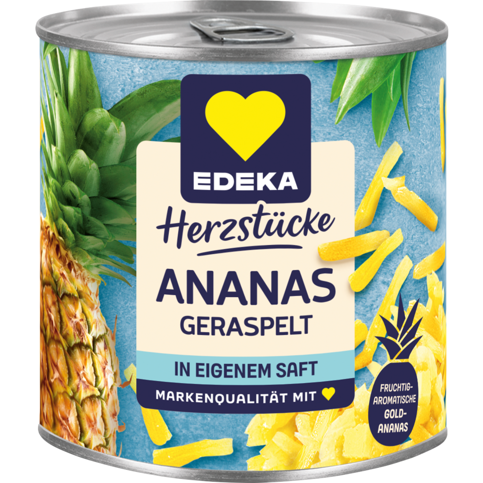 EDEKA Ananas geraspelt 432g