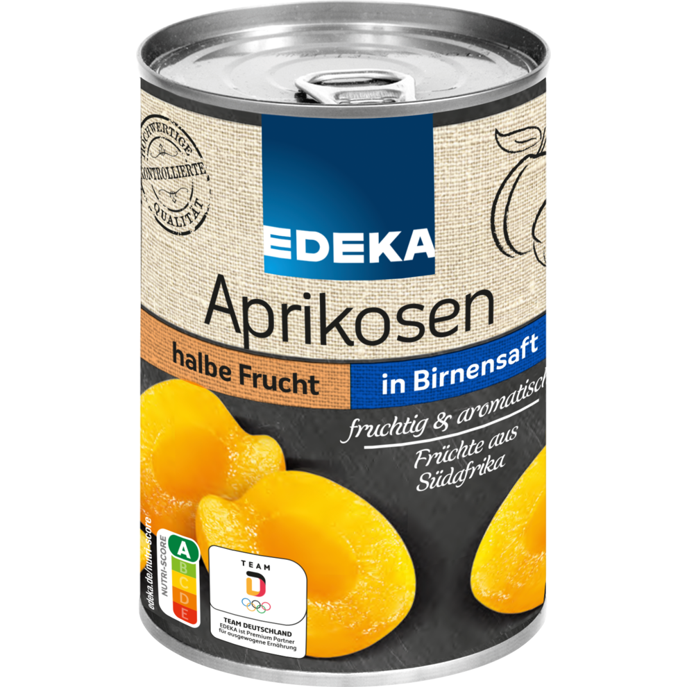 EDEKA Aprikosen halbe Frucht geschält in 410g