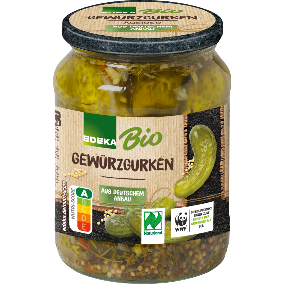 EDEKA Bio Gewürzgurken 670 g