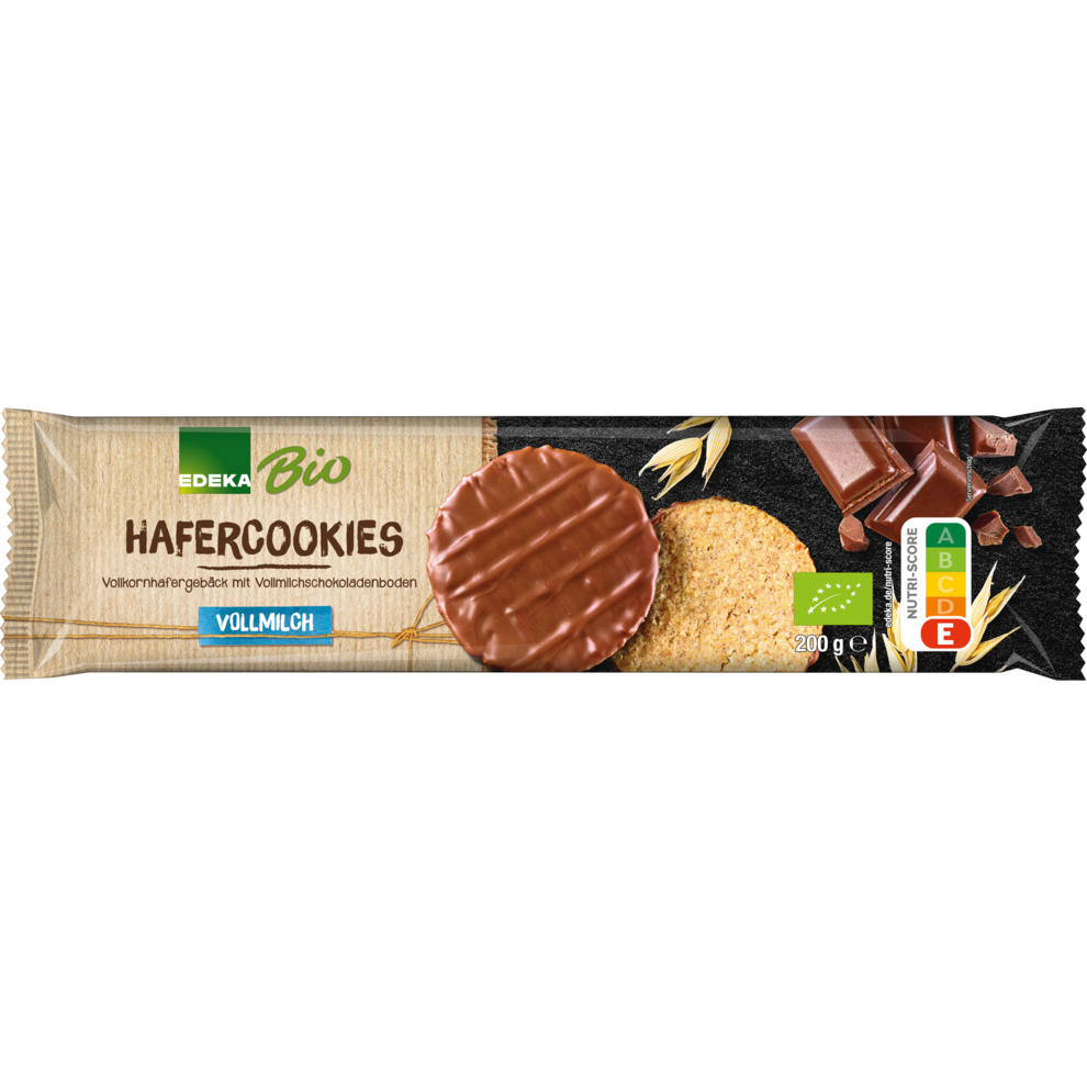 EDEKA Bio Hafer-Cookies mit Schokolade - 200g
