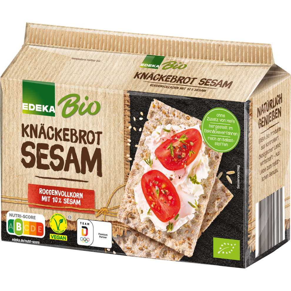 EDEKA Bio Knäckebrot Sesam - 250G