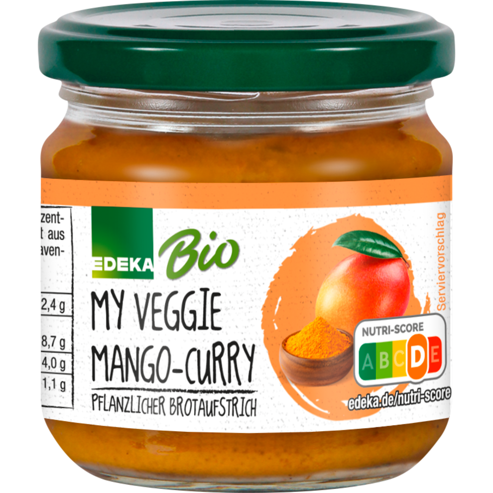 EDEKA Bio My Veggie Streichcreme Mango-Curry 180g
