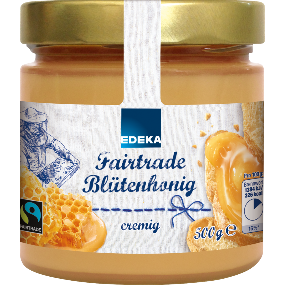 EDEKA Blütenhonig cremig Fairtrade 500g