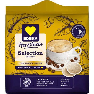 EDEKA Herzstücke Kaffeepads Selection 16 Stück (112 g)