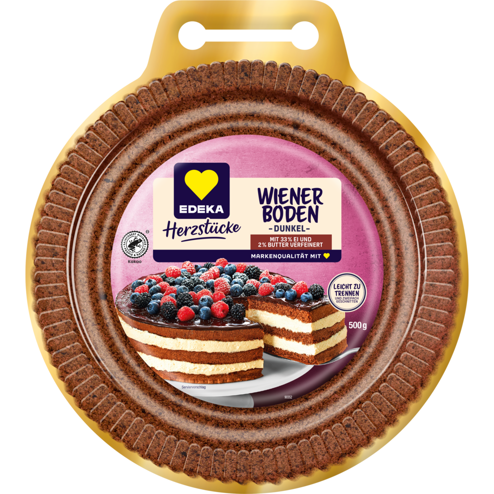 EDEKA Herzstücke Wiener Boden dunkel 500g