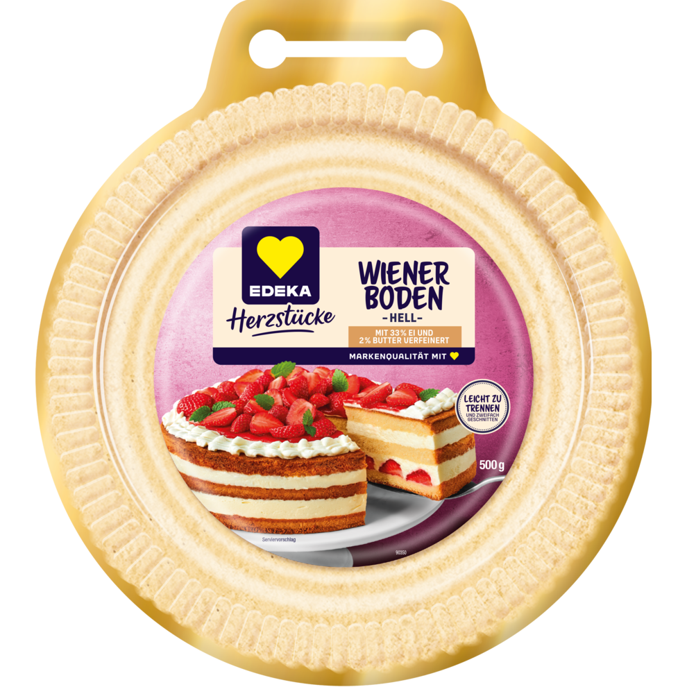 EDEKA Herzstücke Wiener Boden hell 500g