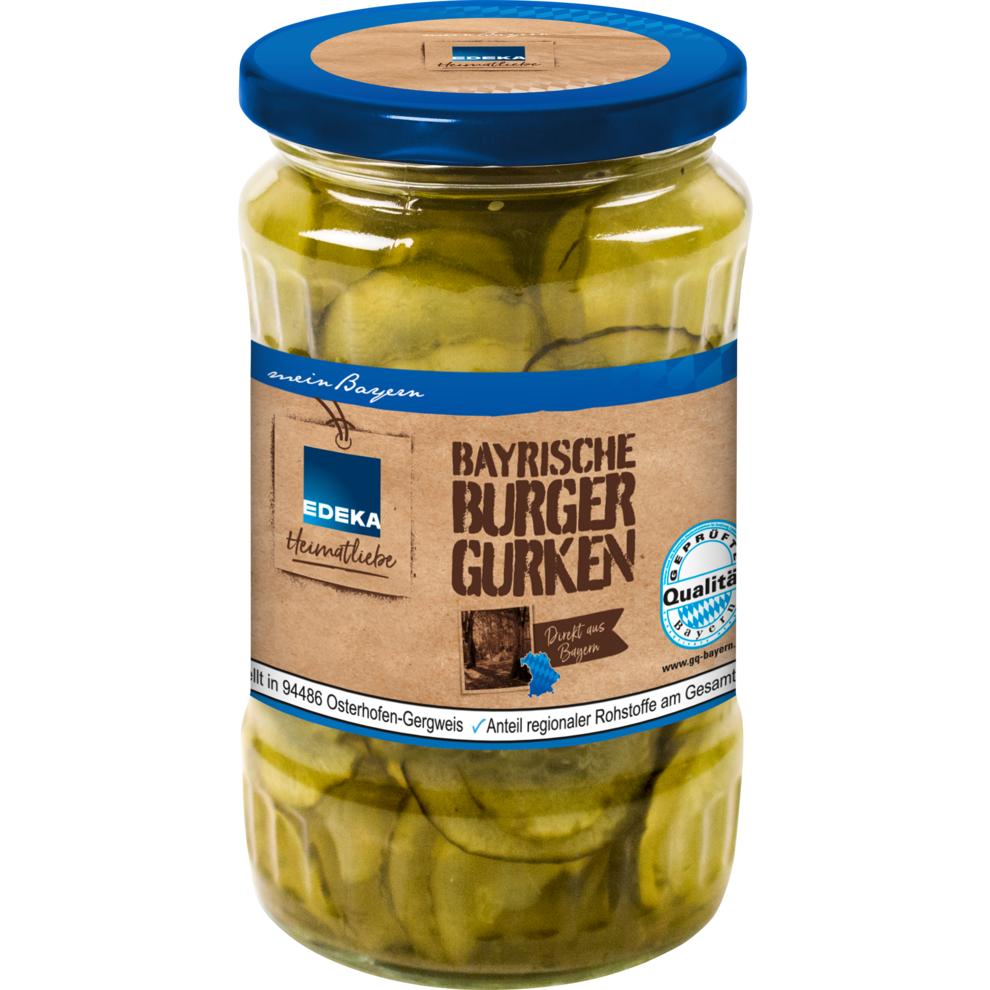EDEKA mein Bayern Burgergurken 330 g