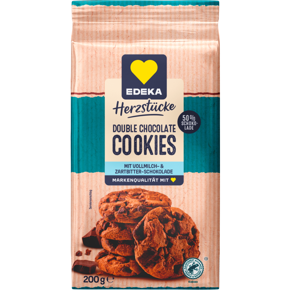 Edeka Double Chocolate Cookies - 200g