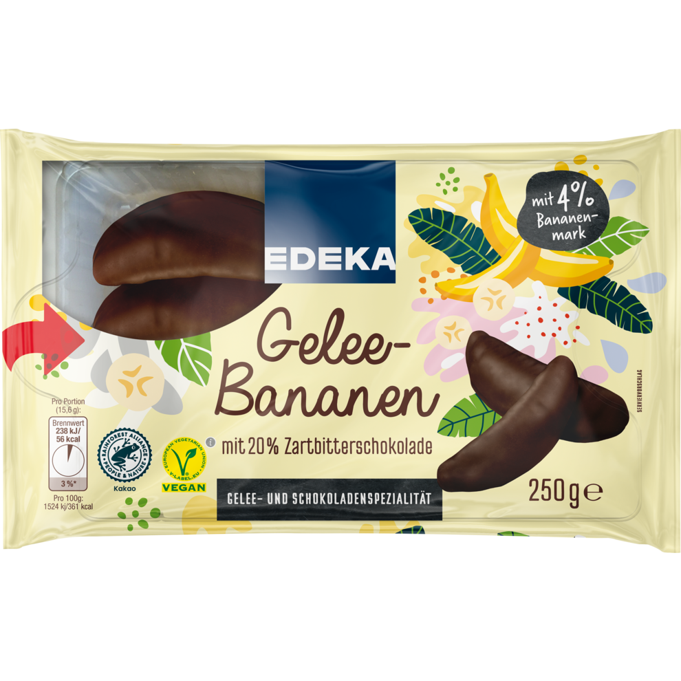 Edeka Gelee-Bananen - 250g