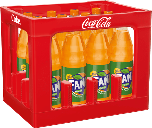 Fanta Mango Zero ohne Zucker Kasten 12 x 1 l PET
