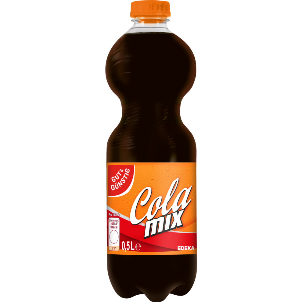 Gut & Günstig Cola Mix 0,5L von EDEKA- Einweg