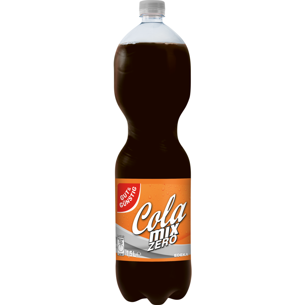 Gut & Günstig Cola Mix Zero 1,5L von EDEKA- Einweg