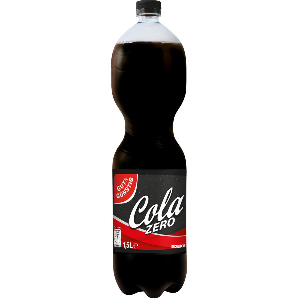 Gut & Günstig Cola Zero 1,5L von EDEKA- Einweg