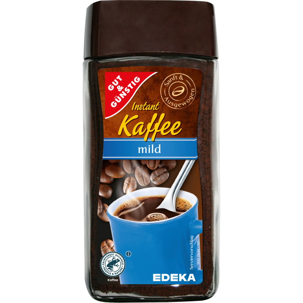 Gut & Günstig Instand Kaffee mild 100G