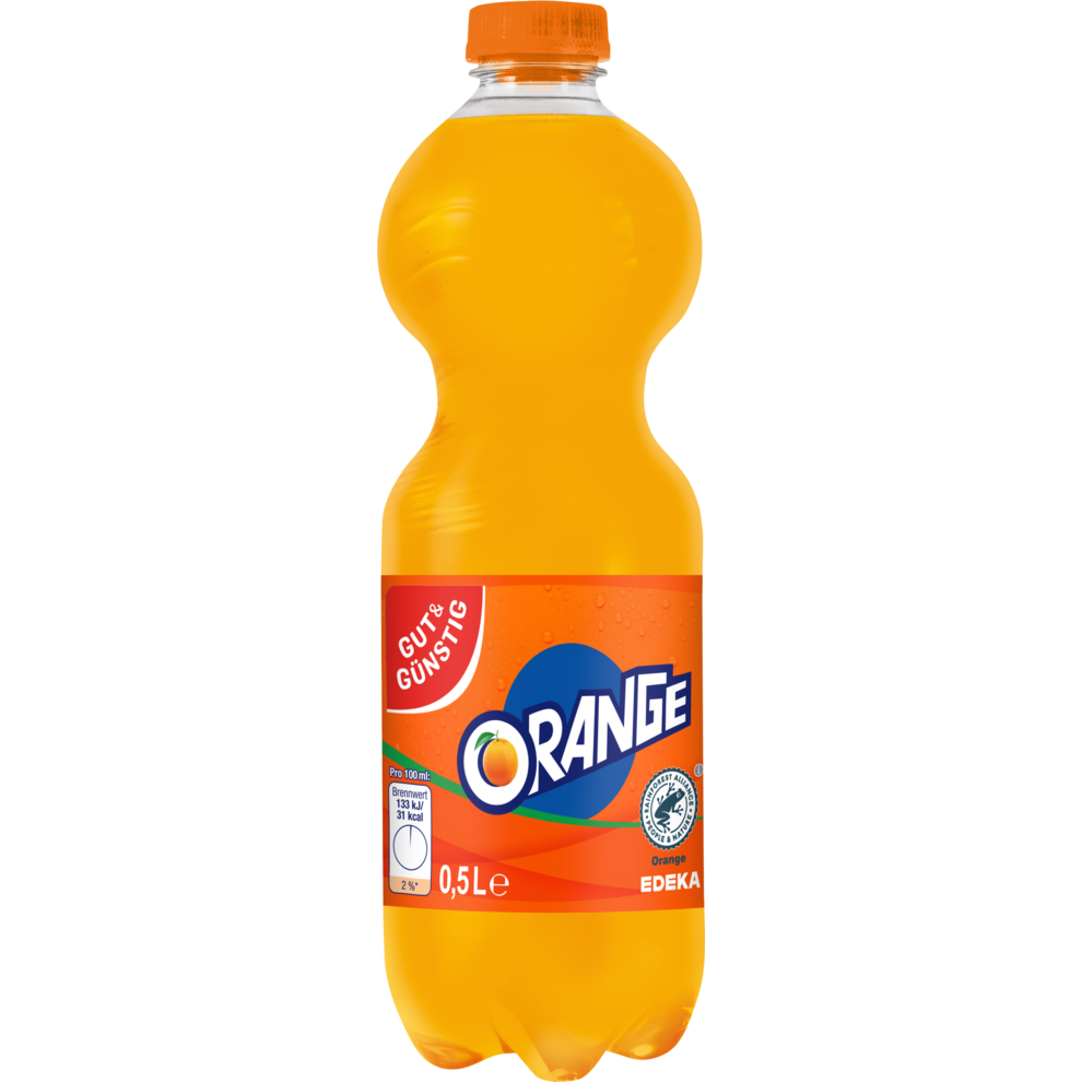 Gut & Günstig - Orange Limonade (PET) 0,5L