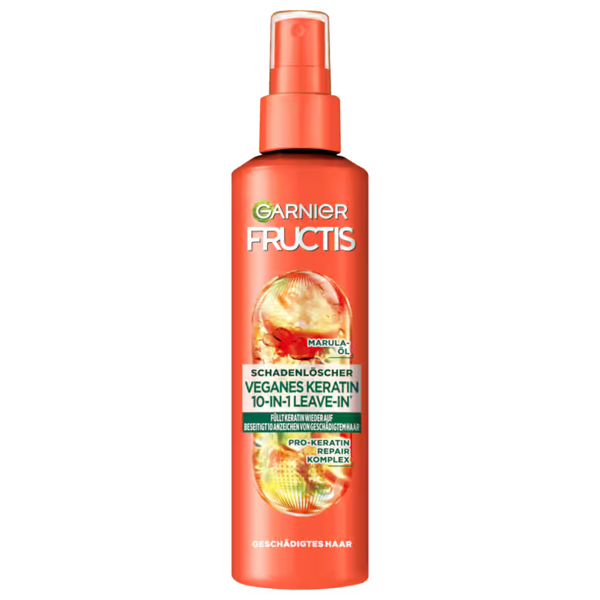 Garnier Fructis Haarkur Schadenlöscher Veganes Kreatin Leave-In 150ml
