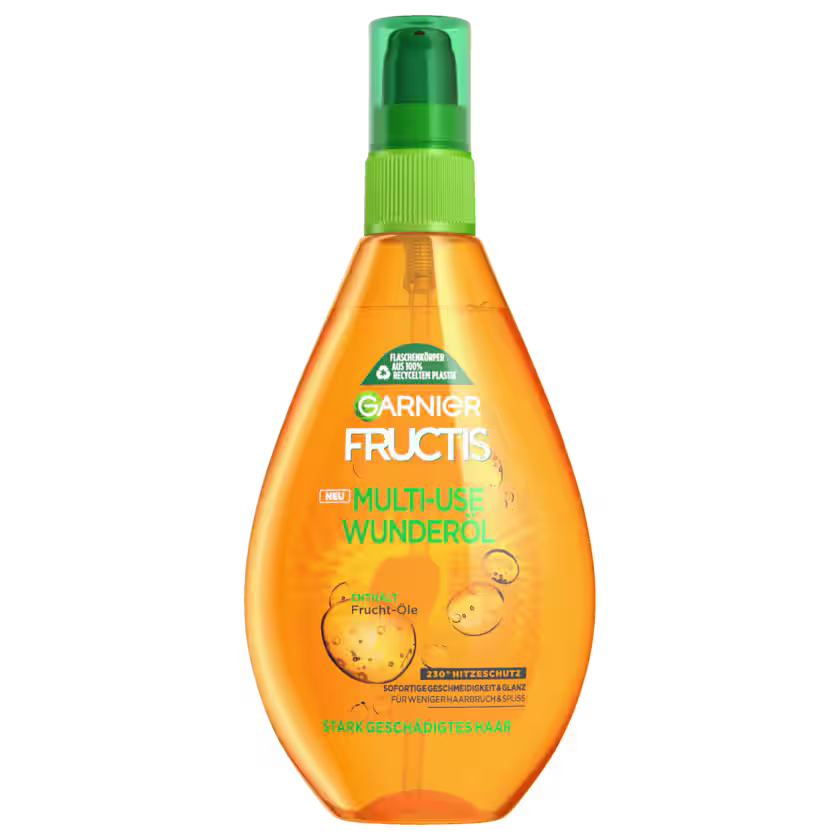 Garnier Fructis Wunderöl Hitzeschutz & Anti-Frizz Multi-Use 150ml