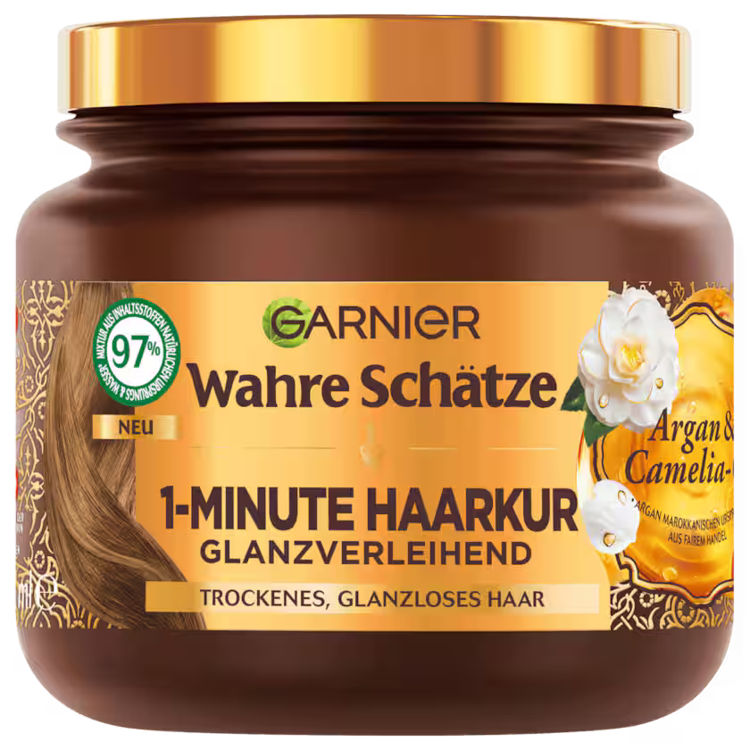Garnier Wahre Schätze 1-Minute Haarkur Argan & Camelia-Öl 340ml