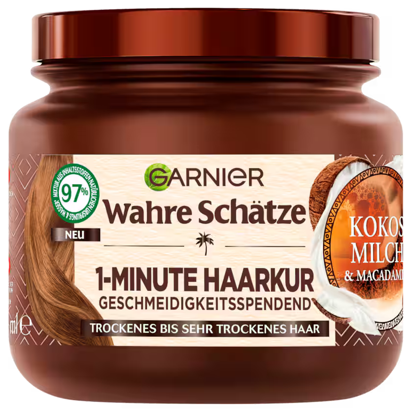 Garnier Wahre Schätze 1-Minute Haarkur Kokosmilch & Macadamia 340ml