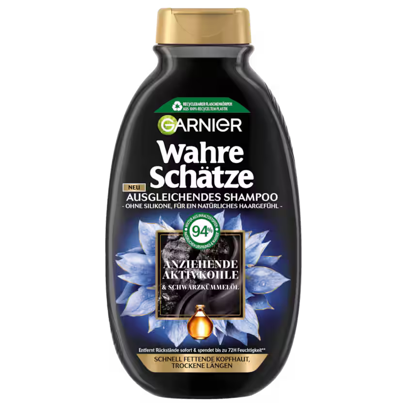 Garnier Wahre Schätze Shampoo Anziehende Aktivkohle 250ml