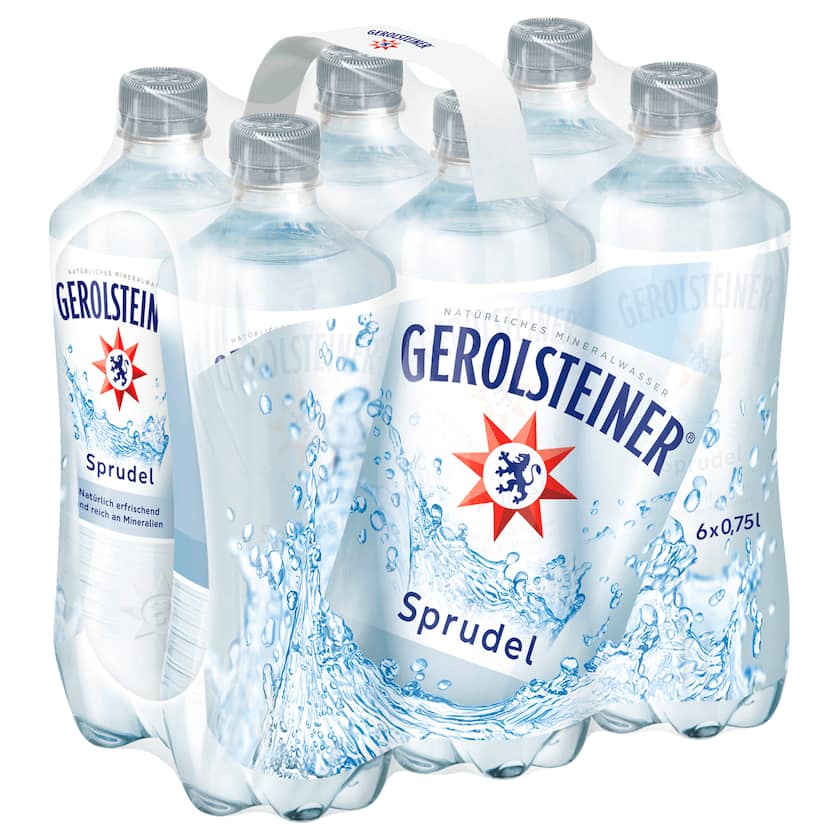 Gerolsteiner Sprudel (PET) 6 x 0,75L EINWEG