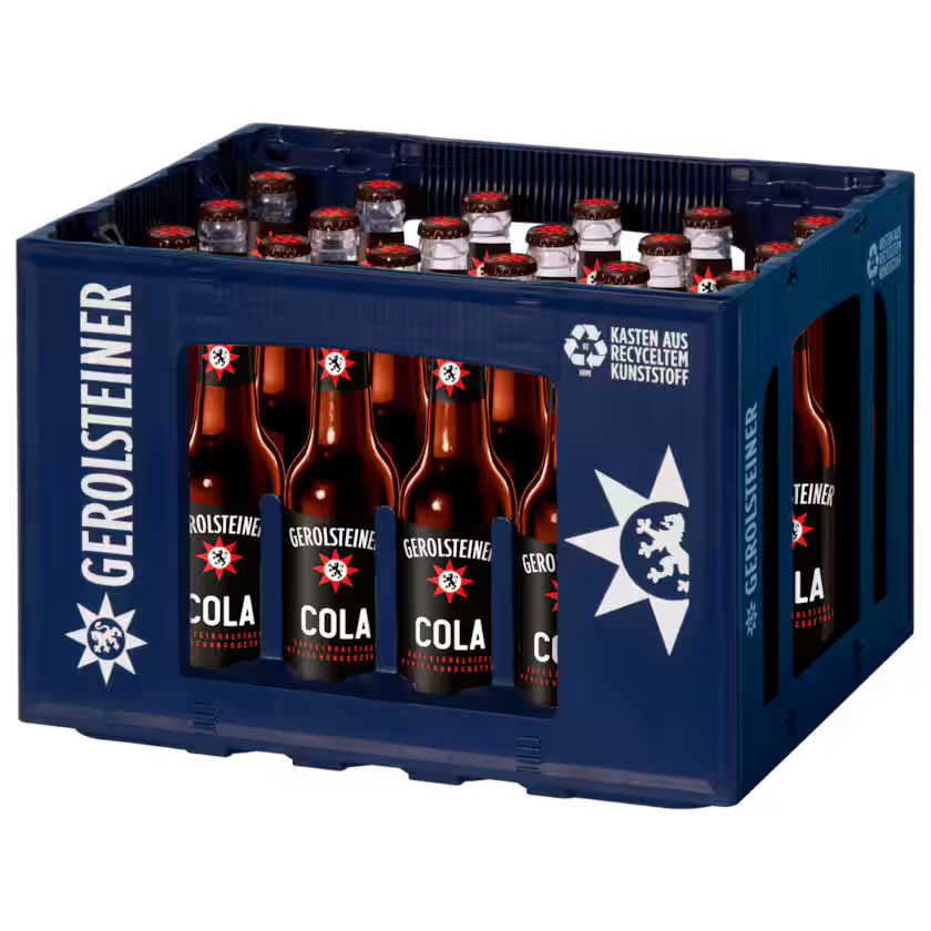 Gerolsteiner Cola Kasten 24 x 0,33 l Glas