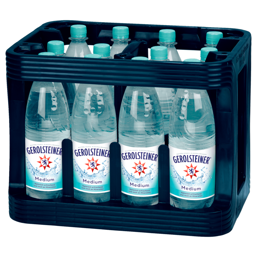 Gerolsteiner Medium (PET) 12 x 1L MEHRWEG
