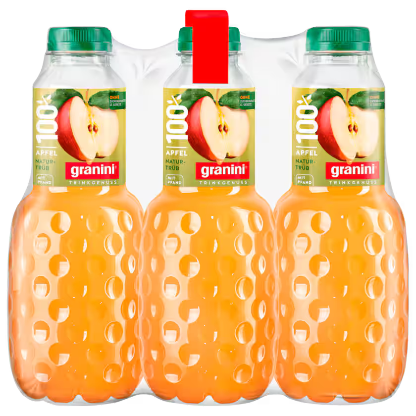 Granini Apfel Naturtrüb 100% 6x1l (EINWEG)