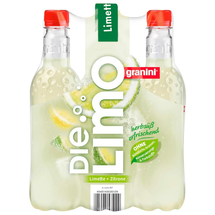 Granini Die Limo Limette+Zitrone 6x0,5 l