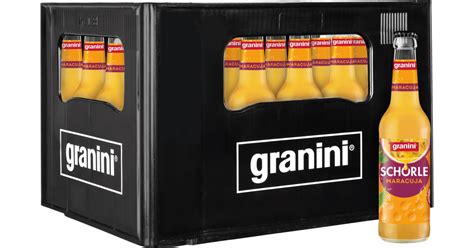 Granini Fruchtschorle Maracuja Kasten 24 x 0,33 l Glas
