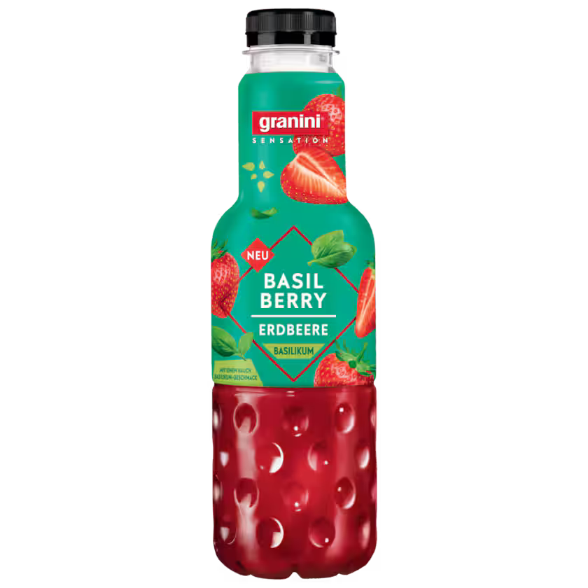 Granini Sensation Basil Berry Erdbeere Basilikum 0,75l (EINWEG)