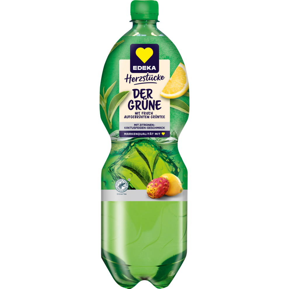 EDEKA Herzstücke - Grüner Tee Zitrone-Kaktusfeige 1,5L - EINWEG