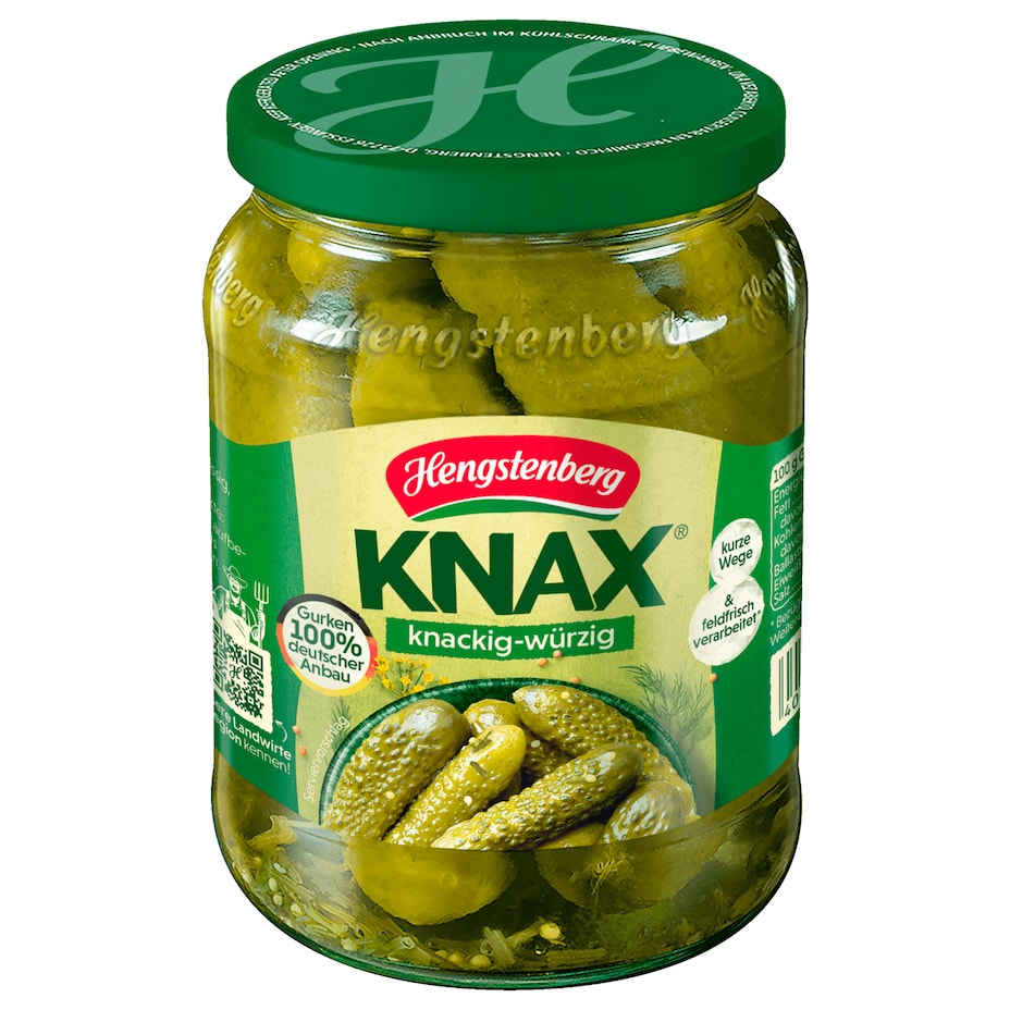 Hengstenberg - Knax Gewürzgurken - 330G
