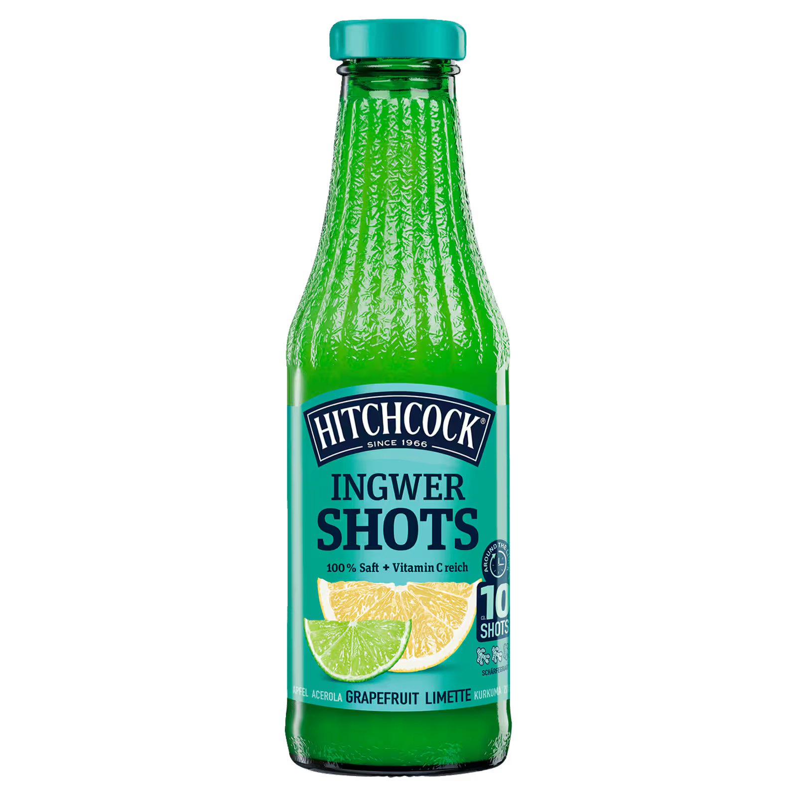 Hitchcock Ingwer Shots Grapefruit Limette 0,5l