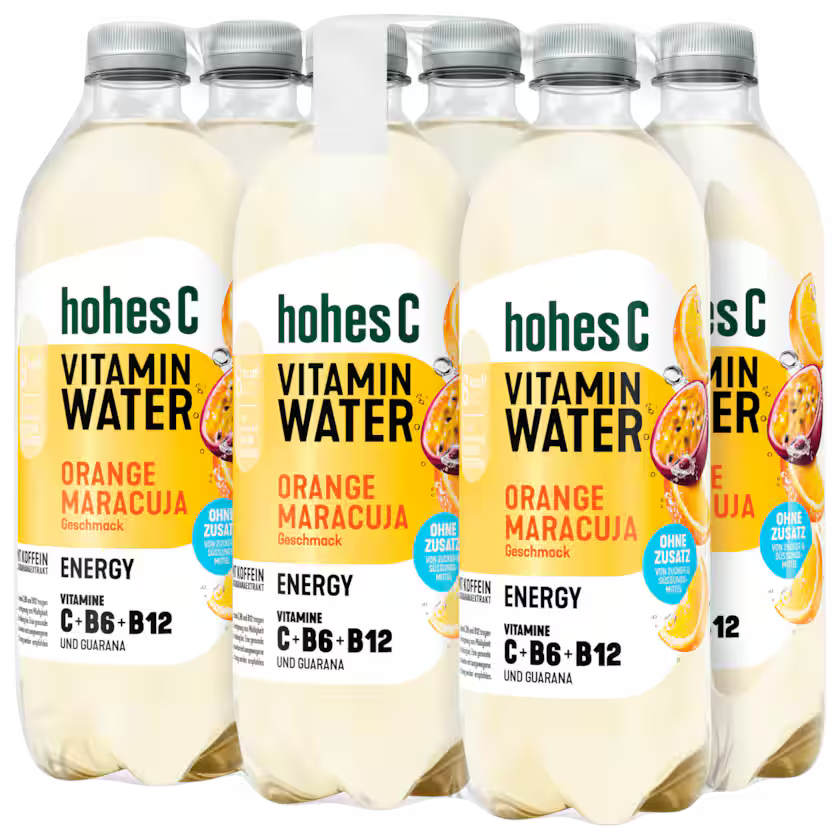 Hohes C Energy Water Orange Maracuja 6 x 0,75 l PET