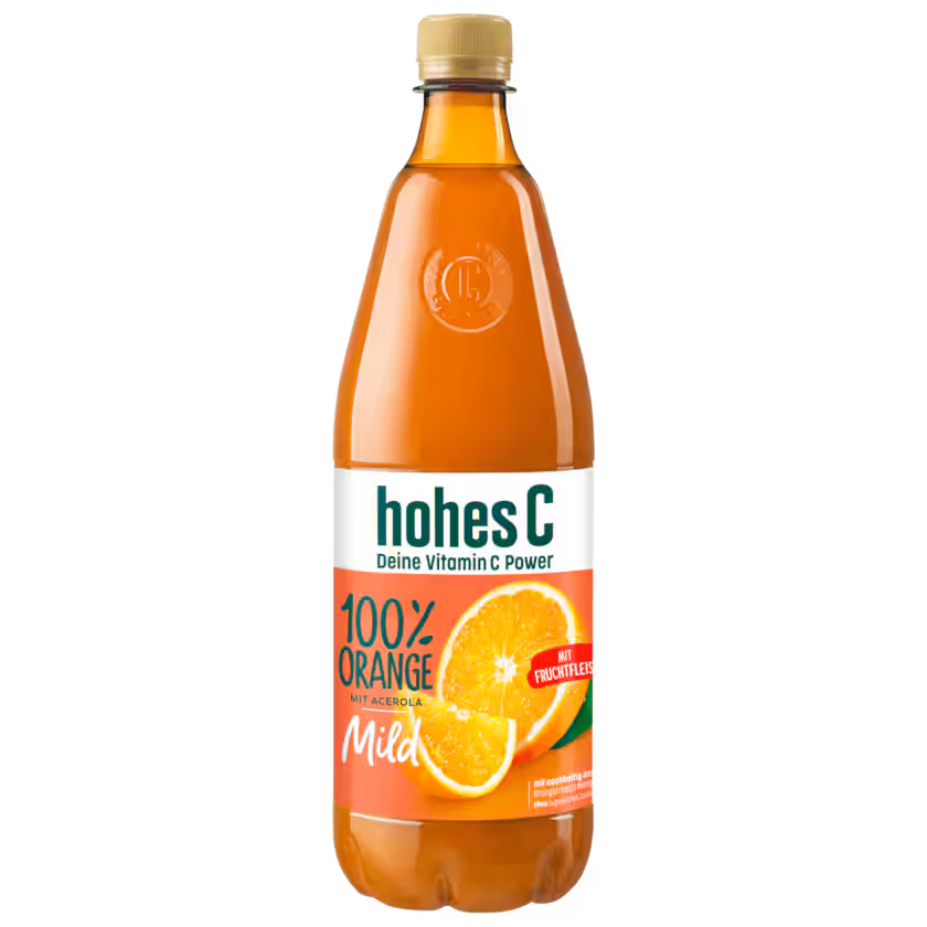 Hohes C Milde Orange mit zartem Fruchtfleisch 100% Saft 1l (EINWEG)