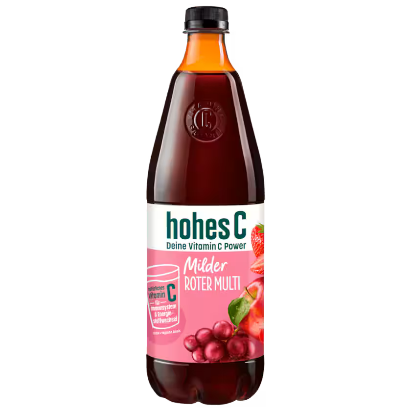 Hohes C Milder Roter Multivitamin 100% Saft 1l (EINWEG)