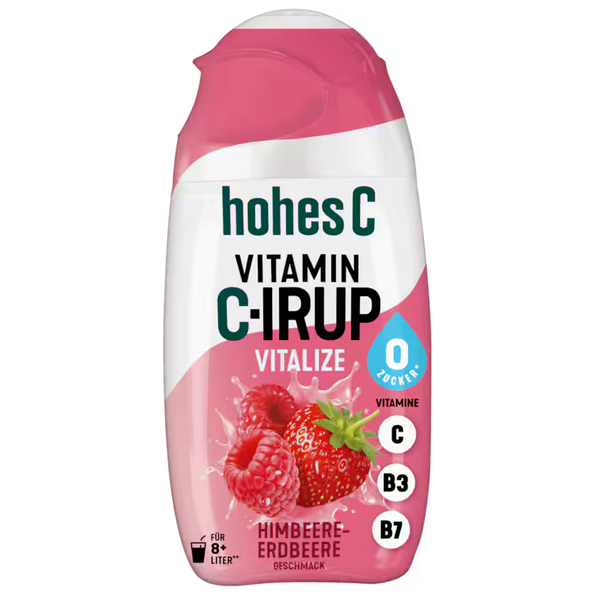 Hohes C Vitamin C-irup Vitalize Himbeere-Erdbeere 65ml