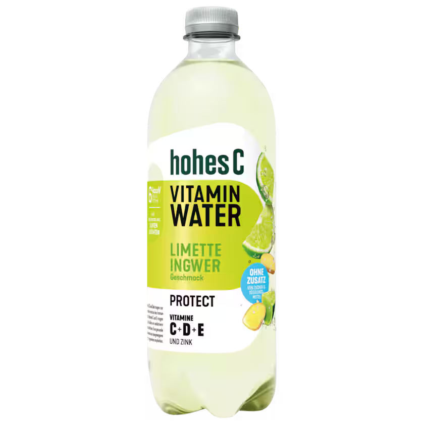 Hohes C Vitamin Water Limette Ingwer Protect 0,75l (EINWEG)