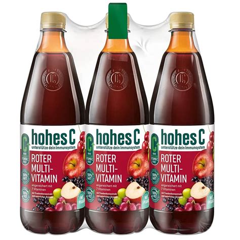 Hohes C roter Multivitamin 6 x 1 l PET