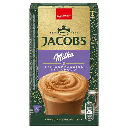Jacobs Choco Cappuccino Stick Milka 126,4g