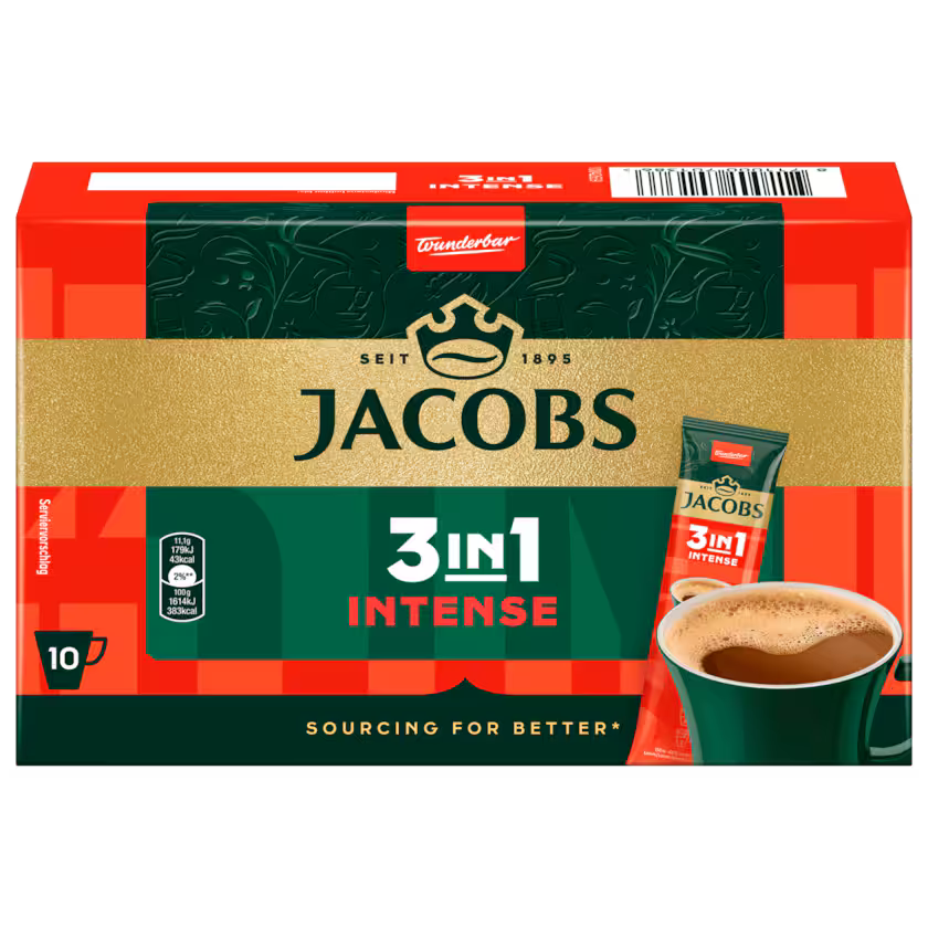 Jacobs Kaffee Instant 3 in 1 Intense 111g