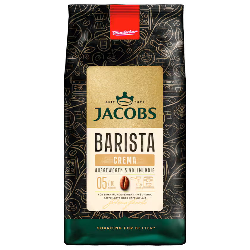 Jacobs Kaffeebohnen Barista Editions Crema 1kg