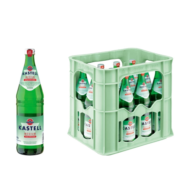 Kastell Medium Mineralwasser  (GLAS) 12 x 0,75L