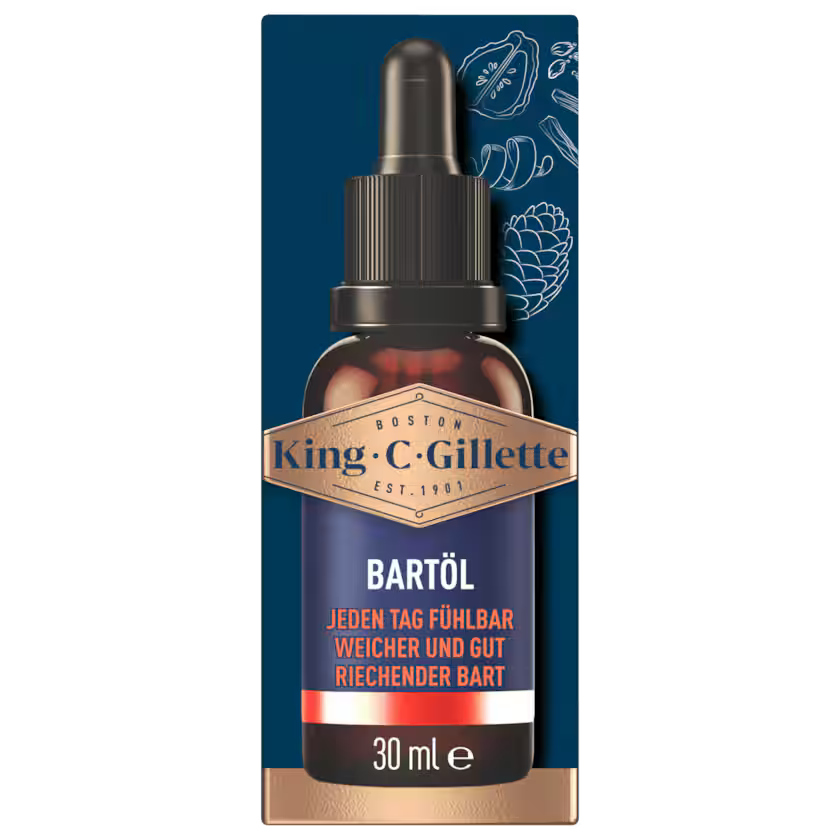 King C. Gillette Bartöl 30ml