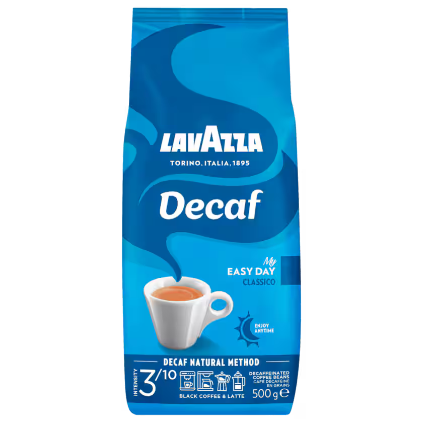 Lavazza Caffè Crema Decaffeinato 500g