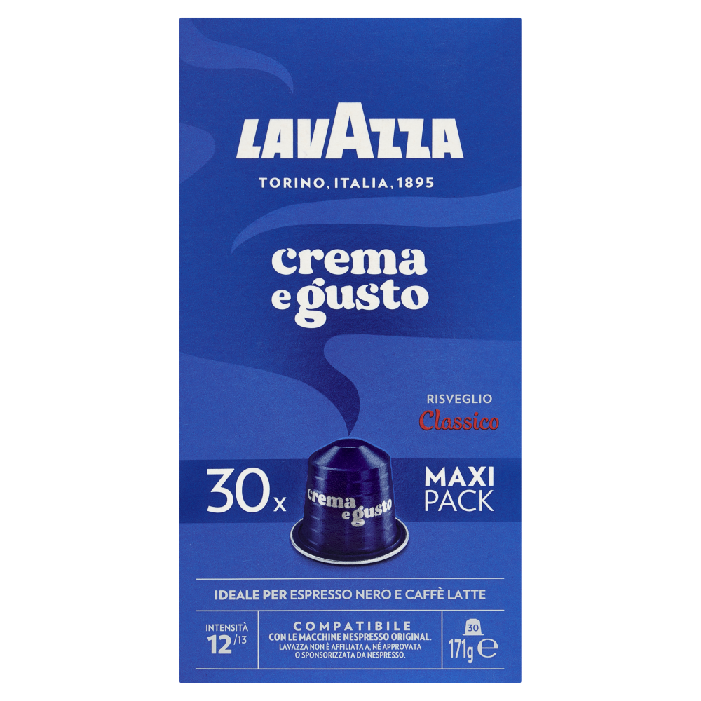 Lavazza Crema e Gusto Classico 30 Kapseln (171 g)