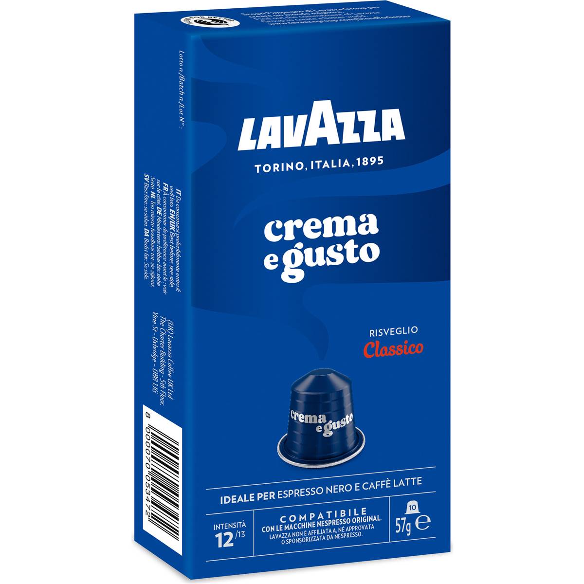 Lavazza Crema e Gusto Classico 10 Kapseln (57 g)
