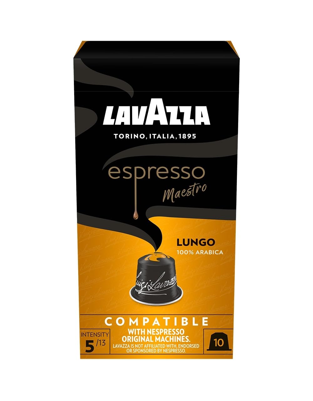 Lavazza Espresso Lungo 10 Kapseln (56 g)